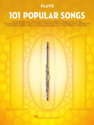 cover image of 101 Popular Songs for Flute